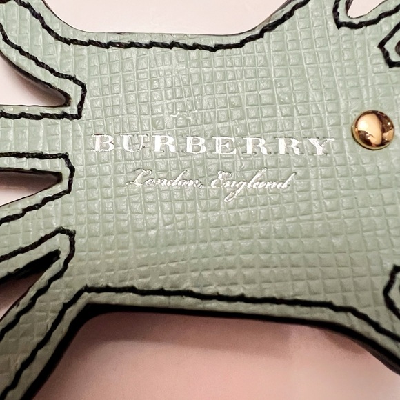 Burberry Beast Multi-Color Leather Keychain/Bag Charm - Picture 5 of 6